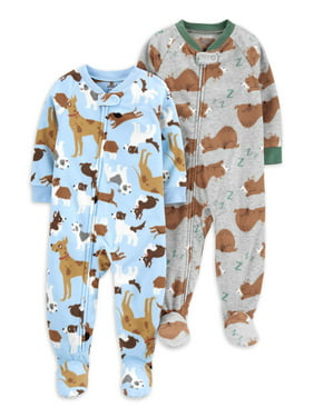 Toddler//Little Boy//Big Boy Only Boys/’ Footless Micro Fleece Onesie Pajamas with Character Hood